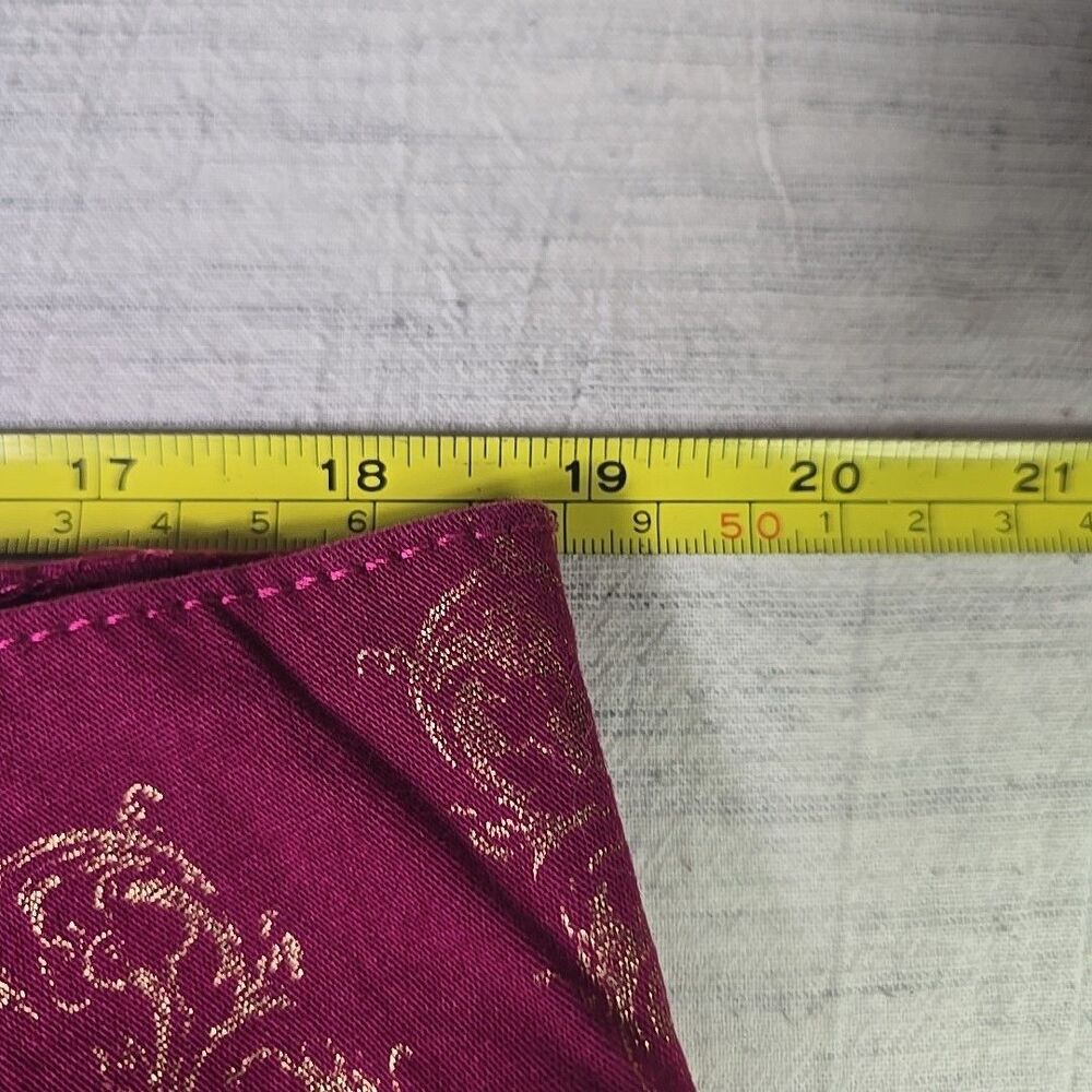 Thalia Sodi Women’s Skinny Leg Pants Size 18 Pink Gold Brocade NWT - Picture 9 of 12